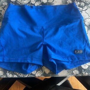 Fleo Vibrant Blue Athletic Shorts